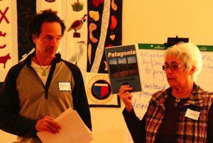 Board members Michael & Carolyn in Cady Hall