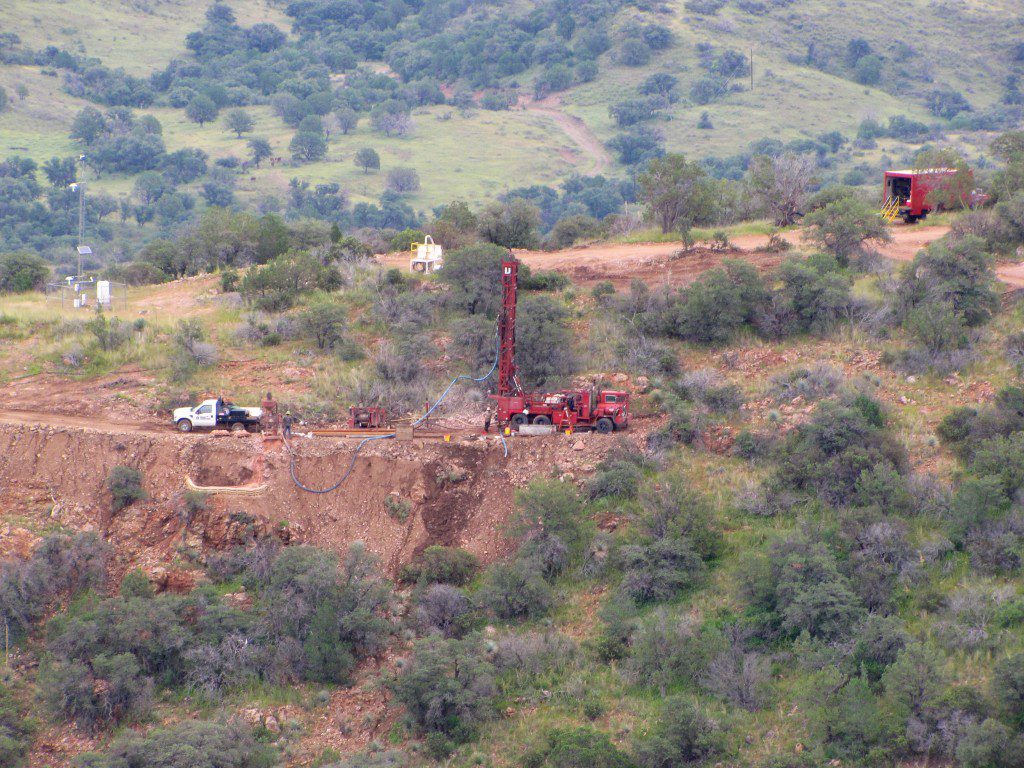 Wildcat Silver / AZ Mining Inc mineral drilling