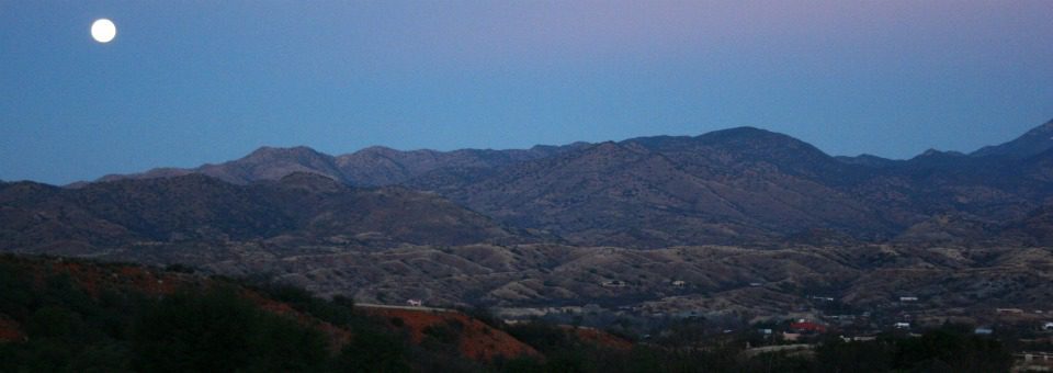 Moon over Patagonia, AZ © Glen E Goodwin