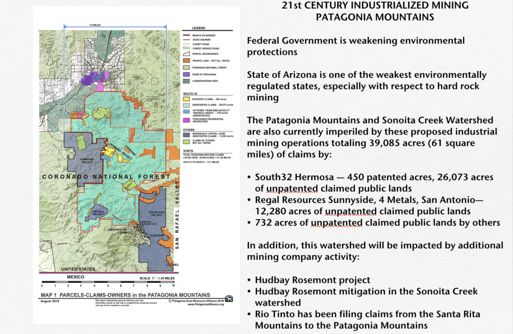 21st Century Industrialized Mining Threats in the Patagonia Mountains