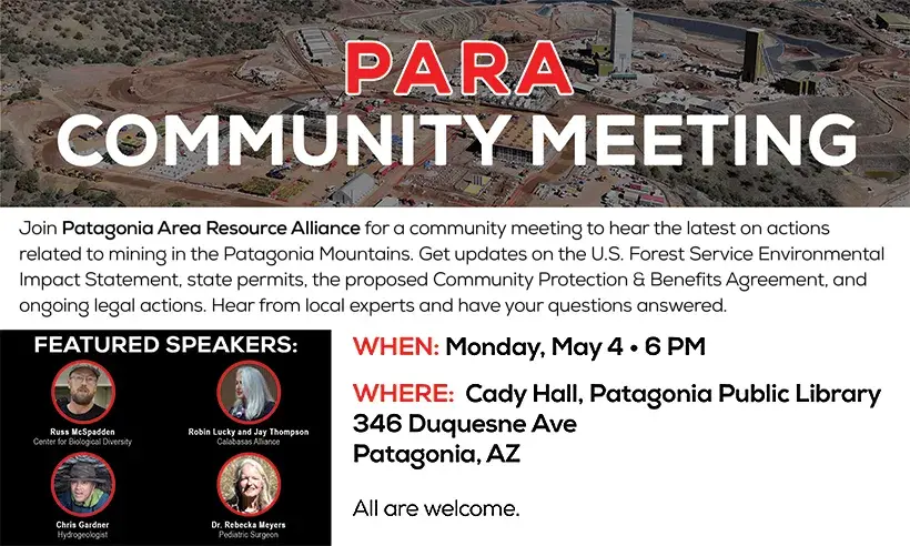 PARA Community Meeting - May 4 - 2026